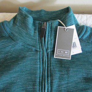 NWT IKE BEHAR ¼ zip pullover – Sea Moss Green – Mens Large